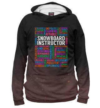 Худи для девочки Snowboard Instructor