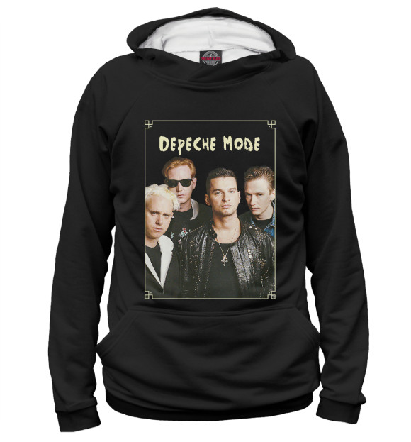 Женское худи с изображением Depeche Mode - Enjoy the Silence цвета Белый