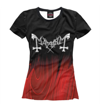 Женская футболка Mayhem Red Plasma
