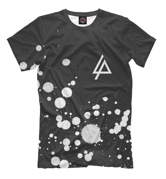 Мужская футболка с изображением Linkin Park / Линкин Парк цвета Белый