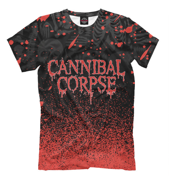 Футболка для мальчиков с изображением Cannibal Corpse цвета Белый