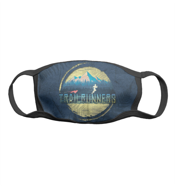 Маска тканевая с изображением Trailrunners цвета Белый
