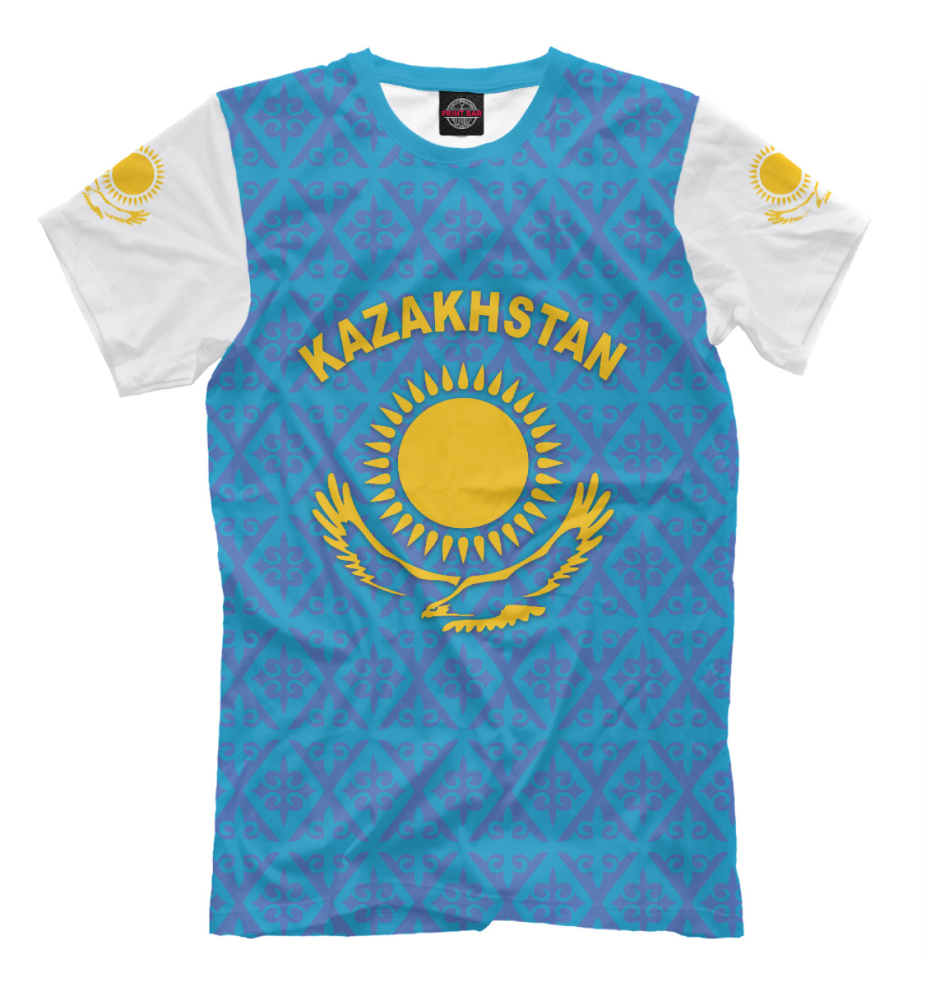 Мужская Футболка Казахстан, артикул: KZH-476638-fut-2