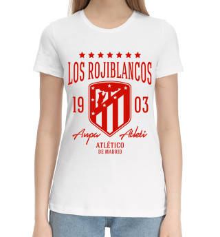 Хлопковая футболка для девочек Атлетико Мадрид