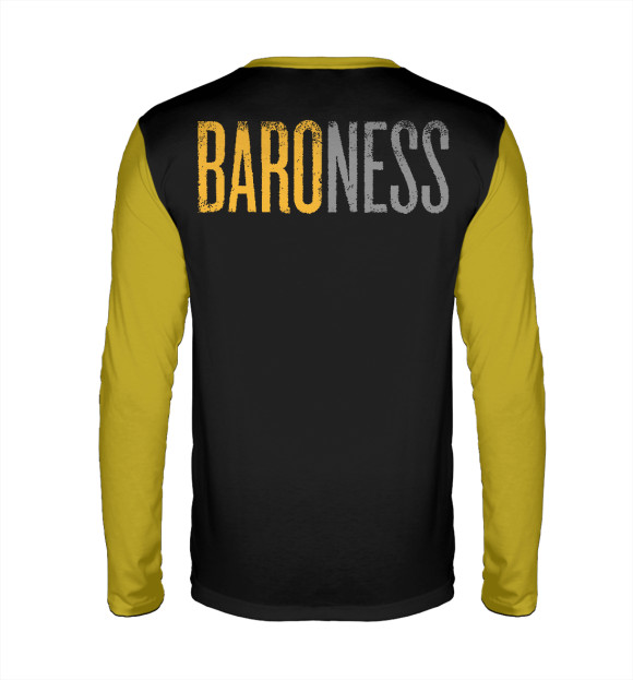 Мужской лонгслив с изображением Baroness цвета Белый