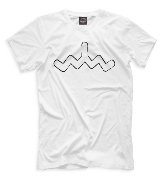 Мужская футболка с изображением Скриптонит цвета Белый