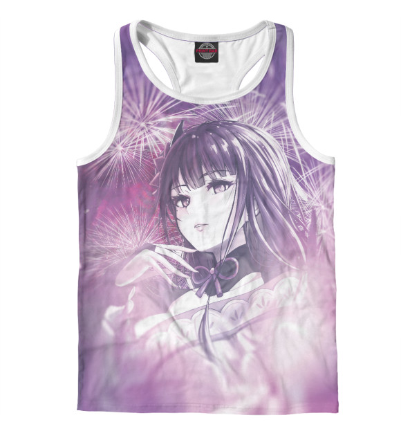 Мужская майка-борцовка с изображением Райдэн цвета Белый