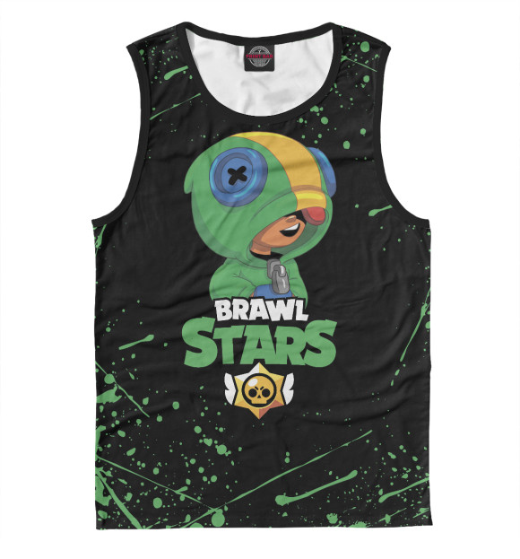 Майка для мальчика с изображением Brawl Stars цвета Белый