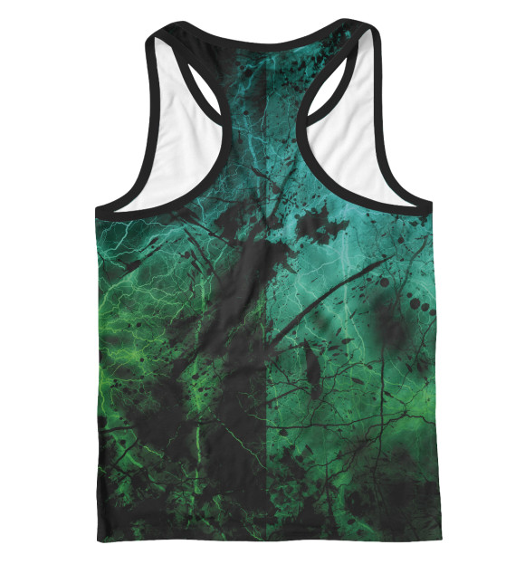 Мужская майка-борцовка с изображением МАЙНКРАФТ MINECRAFT цвета Белый