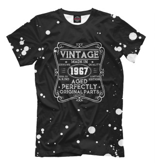 Мужская футболка Vintage Made In 1967 Retro