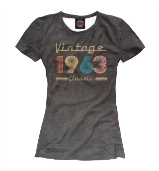 Футболка для девочек 1963 Vintage Classic Retro