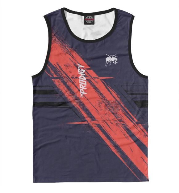 Мужская майка с изображением THE PRODIGYhb цвета Белый