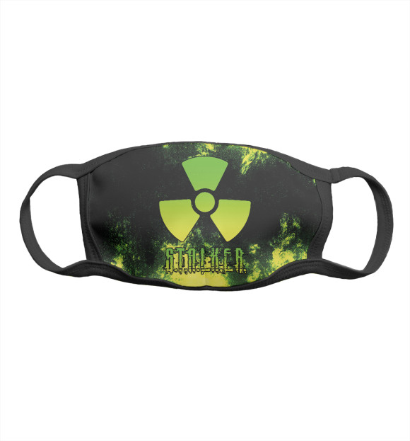 Маска тканевая с изображением S.T.A.L.K.E.R. цвета Белый