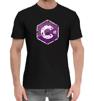 Мужская хлопковая футболка C Sharp Grunge Logo