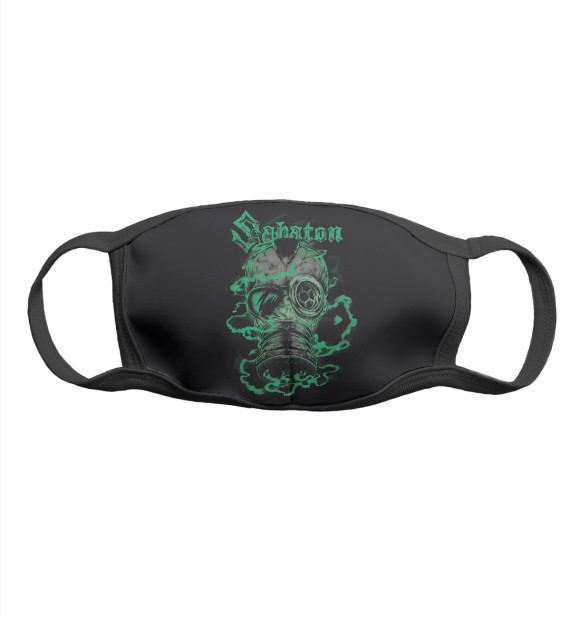 Маска тканевая с изображением Sabaton цвета Белый