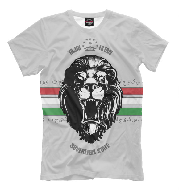 Футболка для мальчиков с изображением Таджикистан цвета Белый