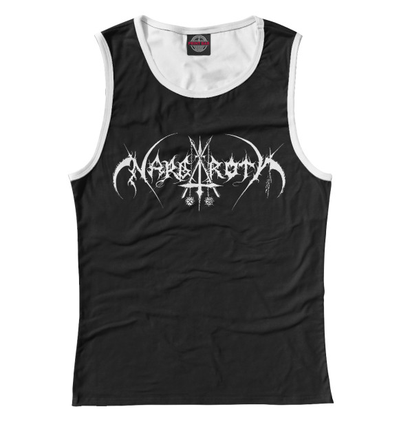 Майка для девочки с изображением Nargaroth цвета Белый