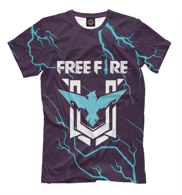 Футболка для мальчиков с изображением Free Fire / Фри Фаер цвета Белый