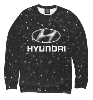 Женский свитшот Hyundai под дождём