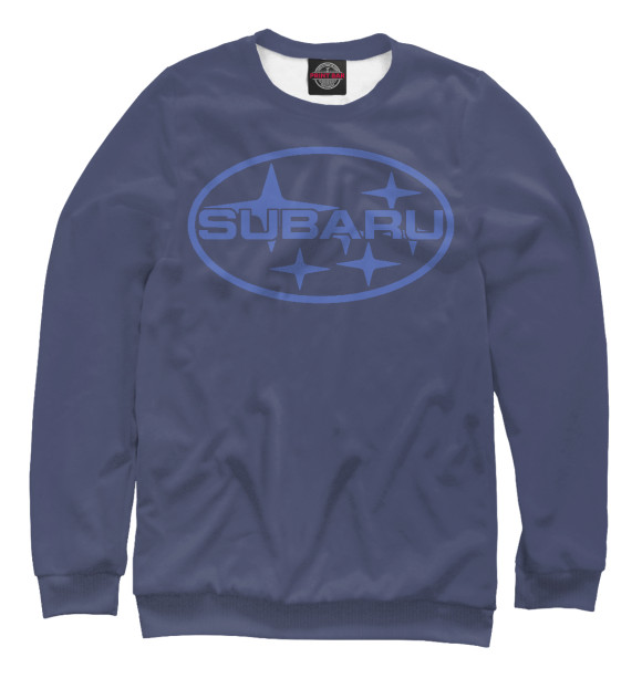 Свитшот для мальчиков с изображением Subaru цвета Белый