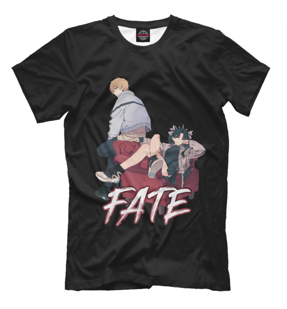 Футболка для мальчиков с изображением Гильгамеш и Иштар. Fate цвета Белый