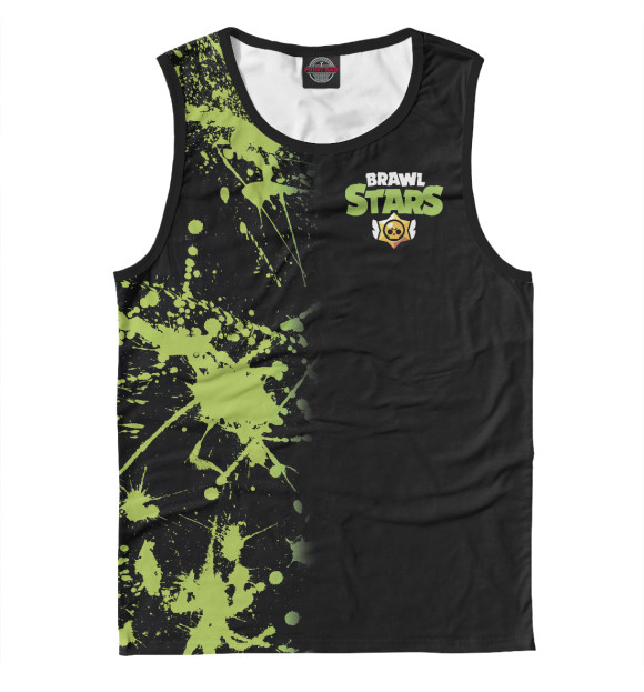 Майка для мальчика с изображением Brawl Stars цвета Белый