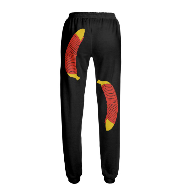 Женские спортивные штаны с изображением Банан в бинтах цвета Белый