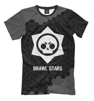 Мужская футболка Brawl Stars Glitch Black (мелкие соты)