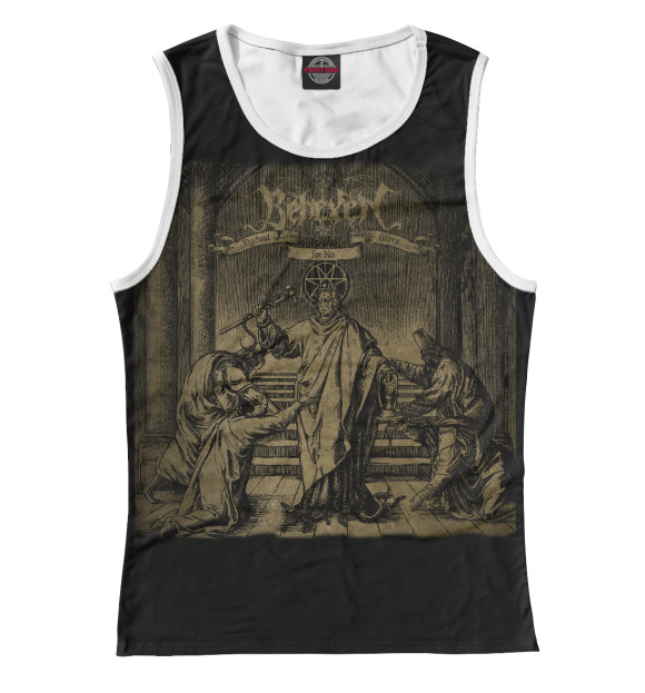 Женская майка с изображением Behexen цвета Белый