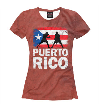 Женская футболка Vintage Puerto Rico