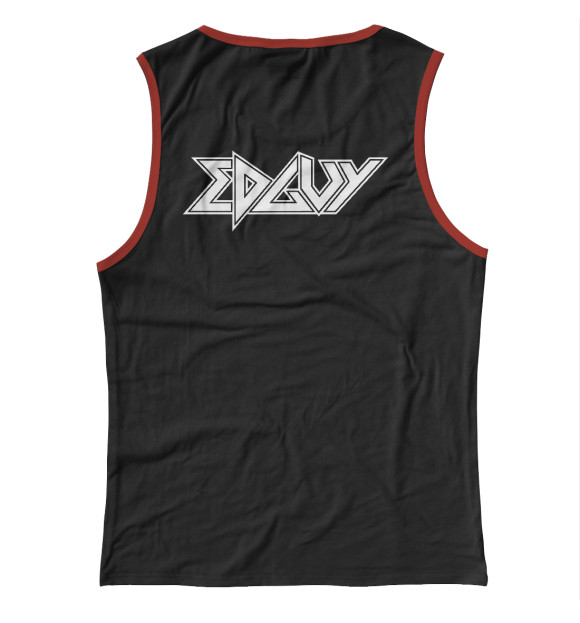 Майка для девочки с изображением Edguy цвета Белый