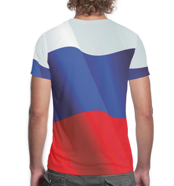 Мужская футболка с изображением Путин цвета Белый