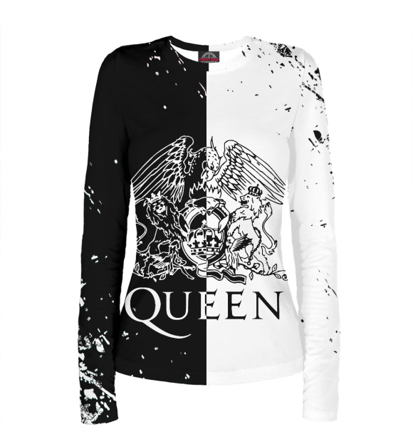 Женский лонгслив с изображением Overlord цвета Белый