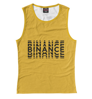 Женская майка Binance