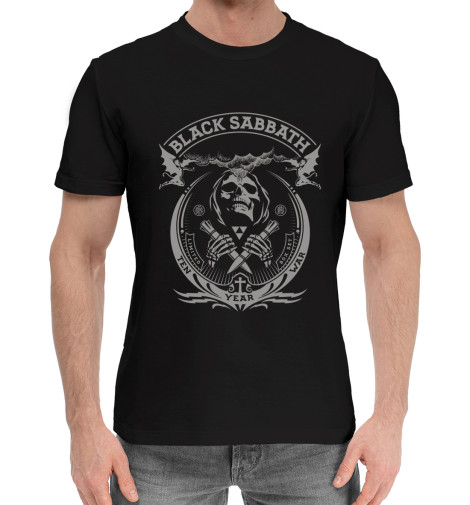 цена Хлопковые футболки Print Bar Black Sabbath