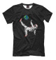 Мужская футболка Space Astronaut Soccer