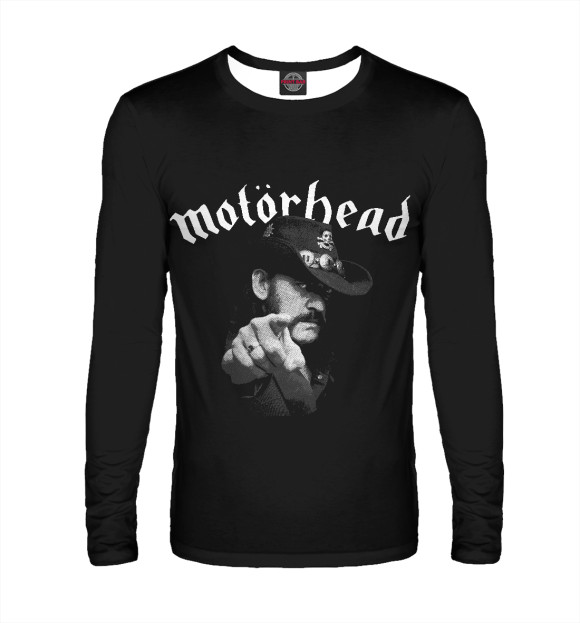 Мужской лонгслив с изображением Lemmy цвета Белый