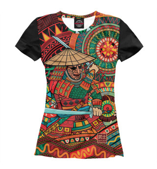 Женская футболка Сны самурая