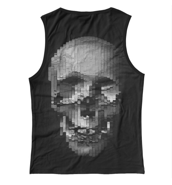 Майка для девочки с изображением Cool skull цвета Белый