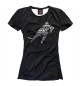 Футболка для девочек Typographic Ice Hockey Lang