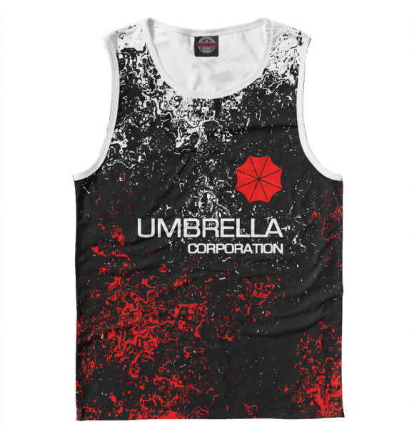Майка для мальчика с изображением Umbrella Corporation цвета Белый