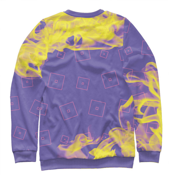 Женский свитшот с изображением Roblox / Роблокс цвета Белый