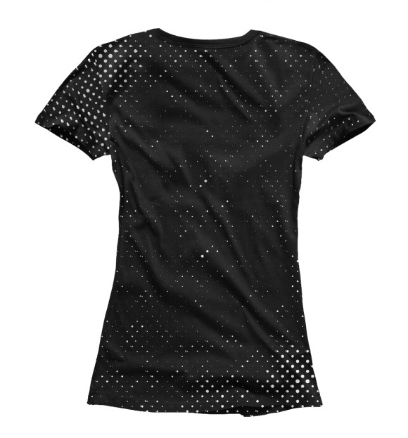 Женская футболка с изображением PUBG New State - Grunge цвета Белый