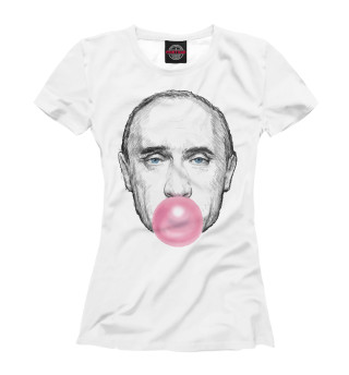 Женская футболка Putin bubble