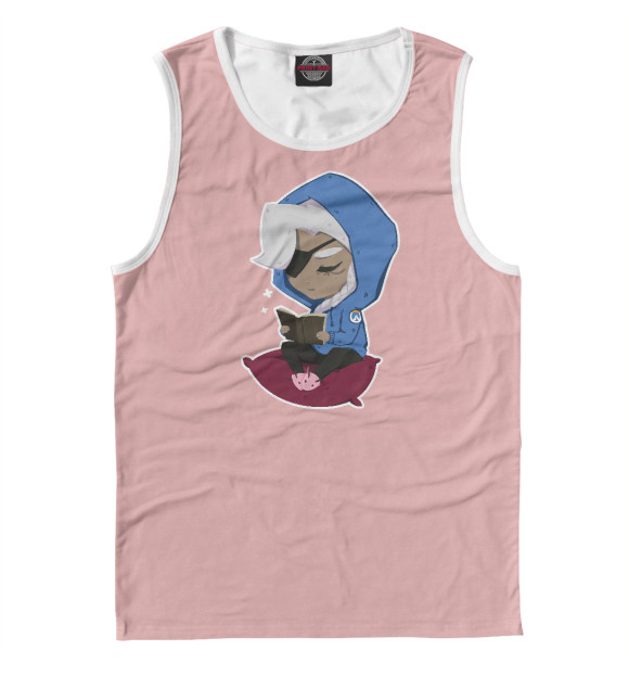 Майка для мальчика с изображением Overwatch цвета Белый