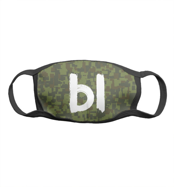 Маска тканевая с притом Буква Ы цвета Белый Маска тканевая с изображением Буква Ы цвета Белый