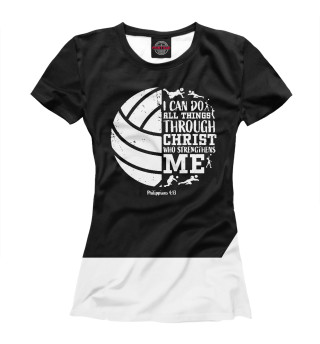 Футболка для девочек Volleyball