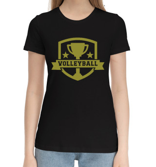 Хлопковая футболка для девочек Volleyball Cup