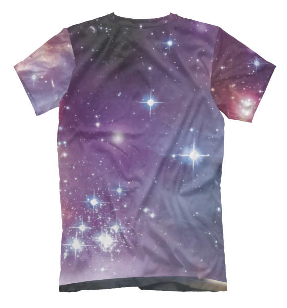 Футболка для мальчиков с изображением Панда бравый космонавт цвета Белый