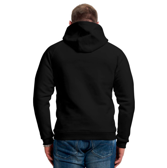 Мужское худи с притом Virtual цвета Белый Мужское худи с изображением Virtual цвета Белый